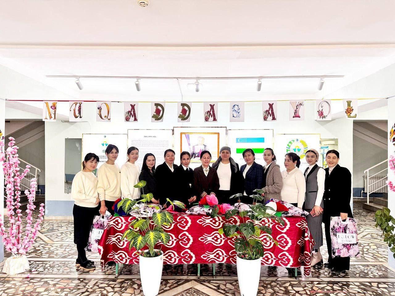 “8-mart – Xalqaro xotin-qizlar kuni” munosabati bilan bayram o’zgacha shukuhda nishonlanmoqda.